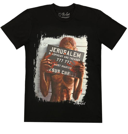 JESUS MUGSHOT TEE